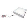 Panel LED Cuadrado 18W Luz Dia Sobrepuesto C/Driver Ext Ekoline