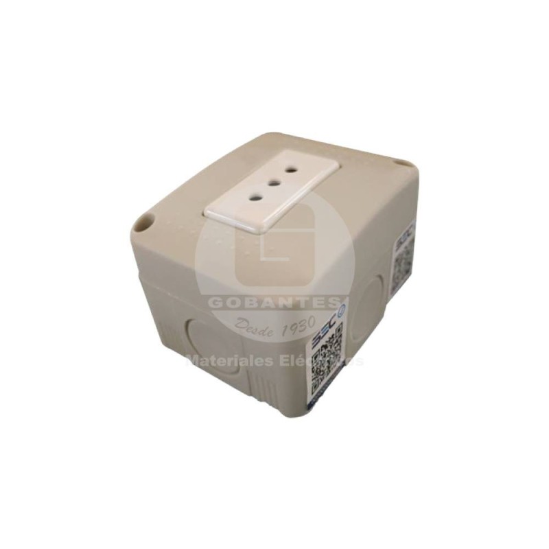 Casquete Armado C/Enchufe 2P+T 10A Ekoline