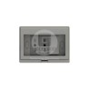 Tapa Hidrobox IP55 (1) Modulo 9/12+(2) Enchufe 2P+T 10/16A Ekoline