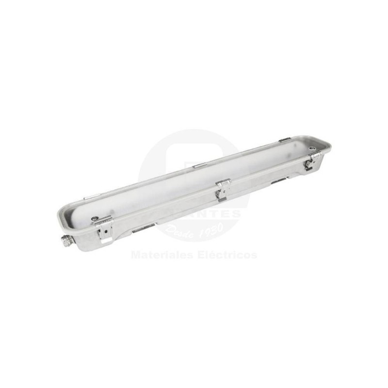 Canoa Estanca Ind. Acero Inox-Vidrio Temp 35W luz Fria 1300mm Ekoline