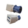 Adaptador Macho Industrial 2P+T 16A 220V Ekoline