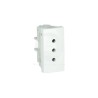 Placa Armada C/Enchufe 2P+T 10A Blanco 41423 ZBR Efapel