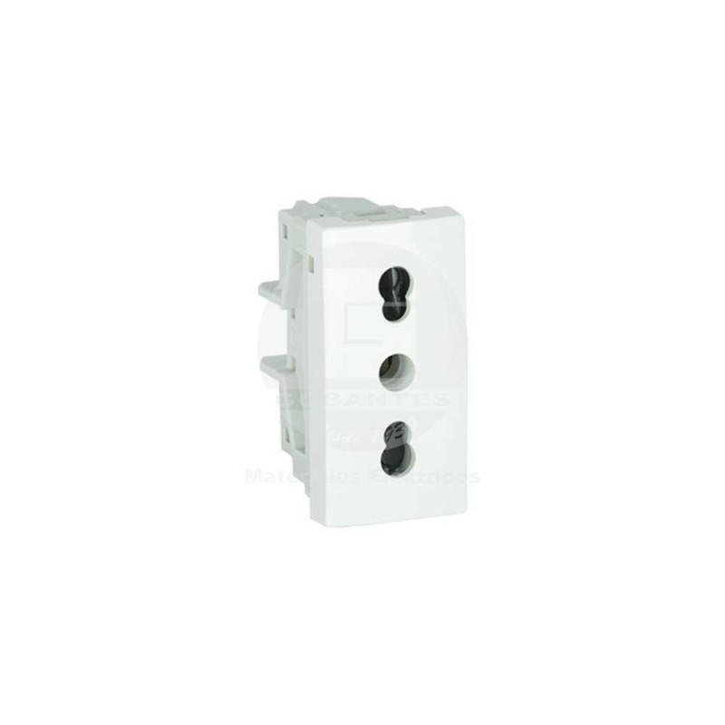 Placa Armada C/Enchufe 2P+T 10/16A Blanco 41421 ZBR Efapel