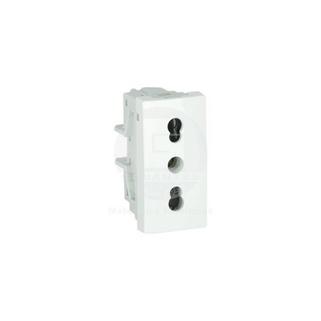 Placa Armada C/Enchufe 2P+T 10/16A Blanco 41421 ZBR Efapel