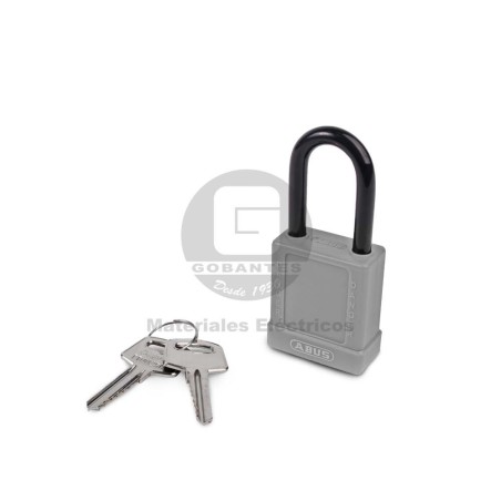 Candado Bloqueo Dielectrico 74/40 Arco 40 mm Gris