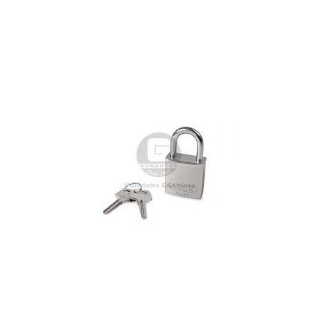 Candado Aluminio Anodizado Arco 26 mm Plata