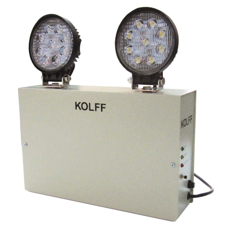 Equipo de Iluminación de Emergencia KC2000 LED 3190 lm 5 Hrs IP42 Kolff