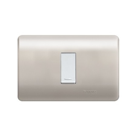 Placa Armada Simple C/Interruptor 9/24 Millan/Blanco