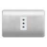 Placa Armada Simple C/Enchufe 2P+T 10A Lien/Blanco