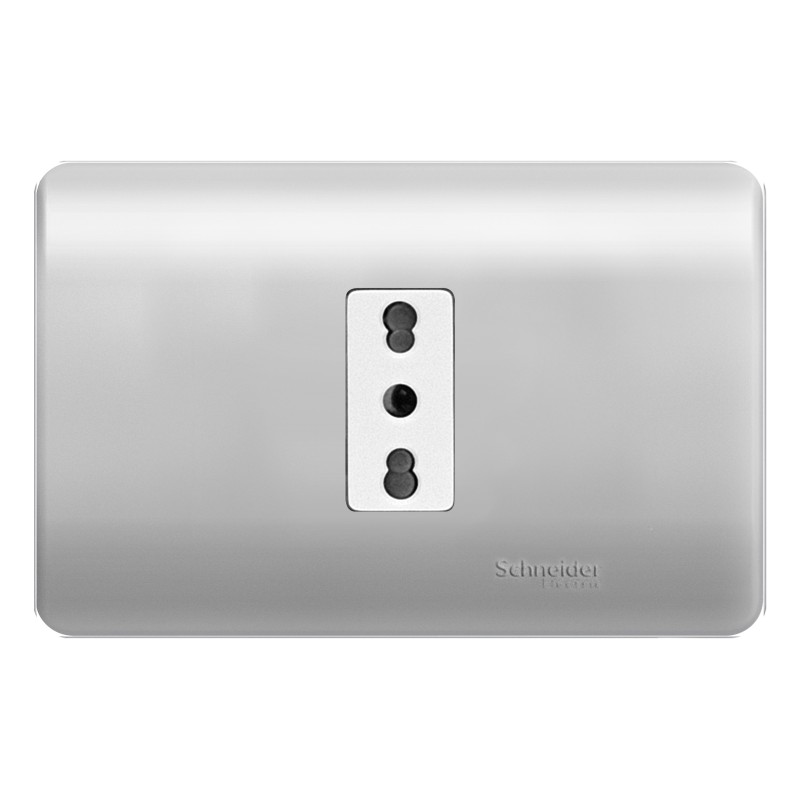 Placa Armada Simple C/Enchufe 2P+T 10/16A Lien/Blanco