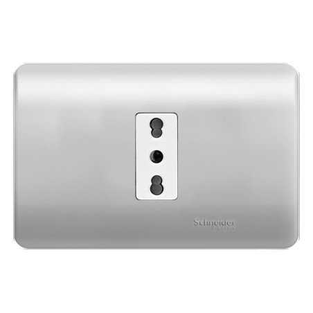 Placa Armada Simple C/Enchufe 2P+T 10/16A Lien/Blanco