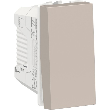 Pulsador 10A 250V Beige