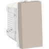 Pulsador 10A 250V Beige