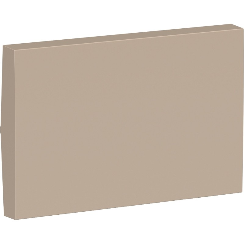 Cubre Tecla 3 Modulos Beige