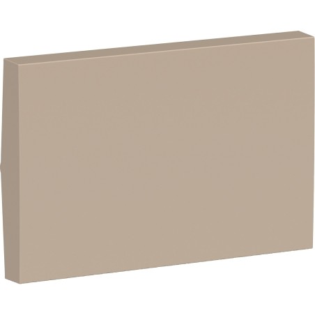 Cubre Tecla 3 Modulos Beige
