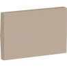Cubre Tecla 3 Modulos Beige