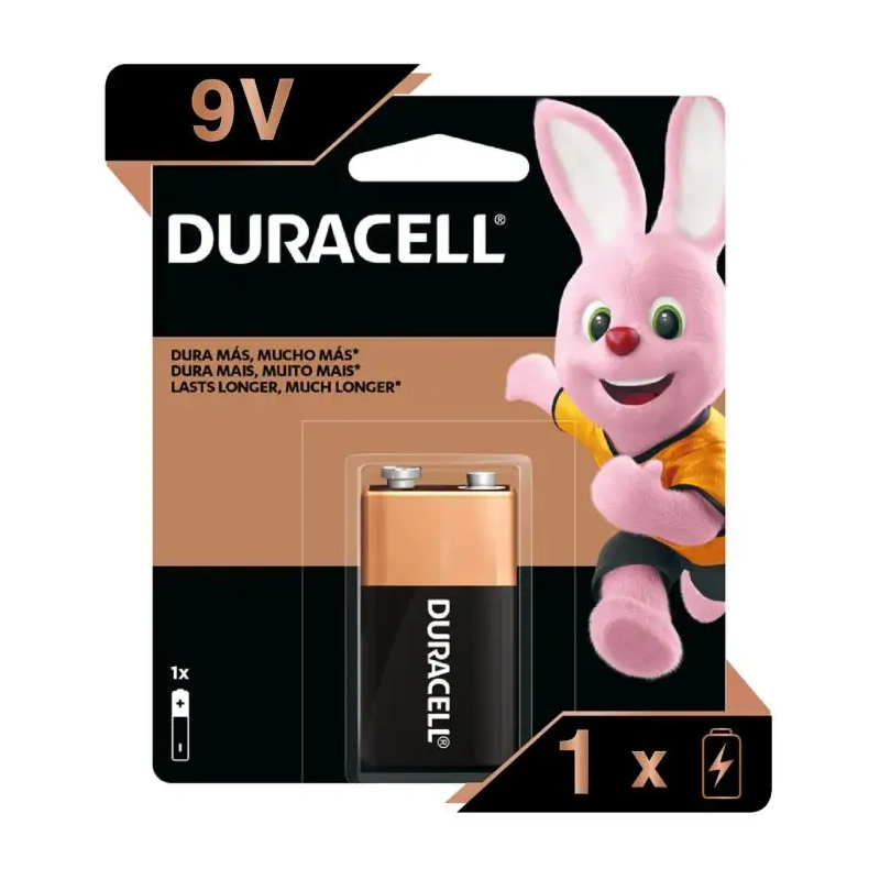 Pila Duracell Alcalina Tipo Bateria 9V