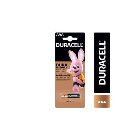 Pila Duracell Alcalinas Tipo AAA (1 Unidad)