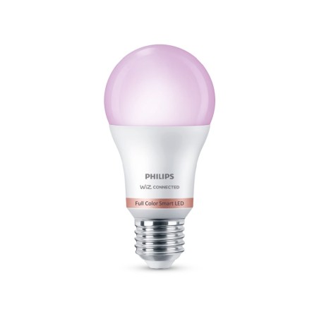Ampolleta LED Inteligente Clasica A60 E27 Wiz Wifi 8W RGB Philips