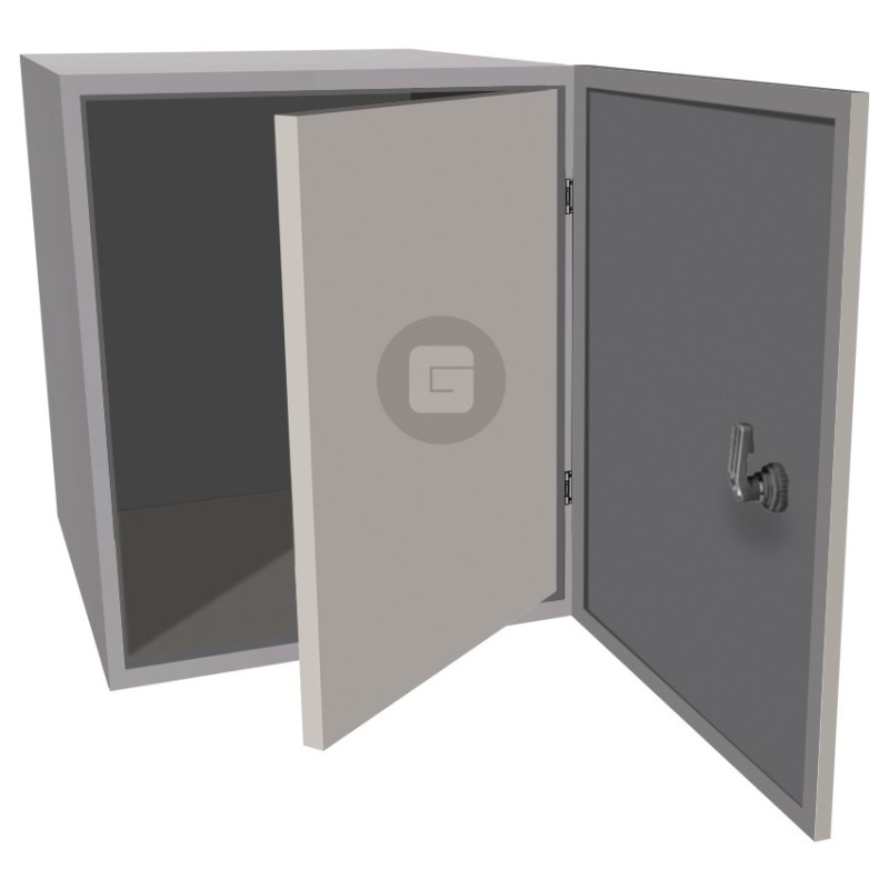 Kit Armario Metálico C/Puerta Interior 600 x 500 x 250 mm Ekoline