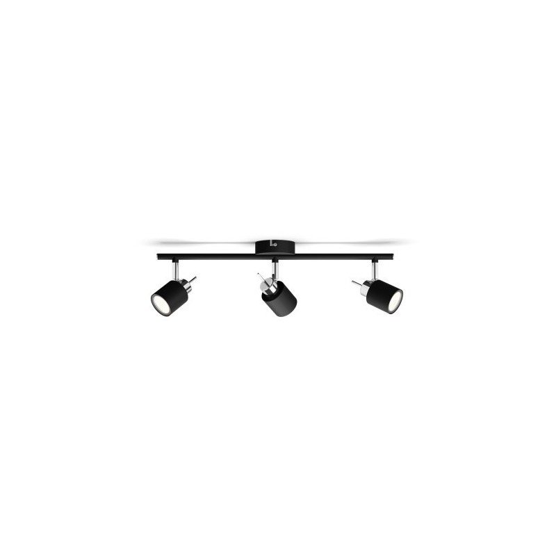 Foco LED Spot Dirigible Meranti 3 x 35W Negro Philips