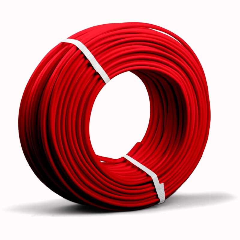 Cable Automotriz 10 AWG Rojo Ekoline (Rollo 100 mts)