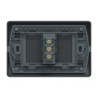 Placa Genesis Armada C/Tomacorriente Simple 10A 2P+T - Black