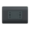 Placa genesis Armada Duplex 10A 2P+T Monoblock