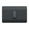 Placa Genesis Armada C/Pulsador 16A 250V - Black
