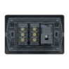 Placa Genesis Armada 2 Tomacorriente 10A + USB - Black