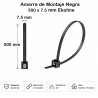 Amarra de Montaje Negra 165 x 7.5 mm Ekoline