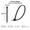Amarra U.V. Negra 368 x 4.8mm Ekoline