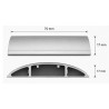 Pasada Piso 75 x 17 mm Gris 10120 CCZ Efapel