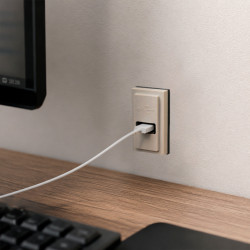 Cargador USB 1A 5V Sinthesi 17 Beige
