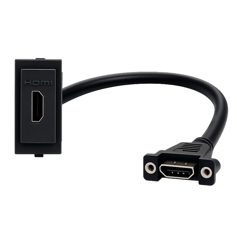 Conector HDMI Cordon 25 cm Sinthesi 44 Carbón