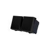 Conmutador Doble 9/24 Teclon 1.5 Modulos 16A 250V Sinthesi 22 Noir