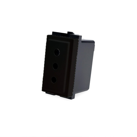 Enchufe 2P+T 10A 250V Sinthesi 17 Noir
