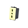 Enchufe 2P+T Bipaso 10/16A 250V Sinthesi 17 Beige