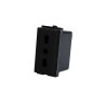 Enchufe 2P+T Bipaso 10/16A 250V Sinthesi 22 Noir