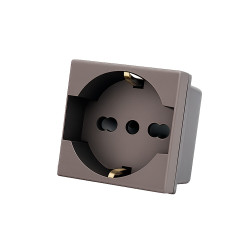 Enchufe 2P+T Schuko 16A...