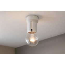Portalámpara Loza S/Tapa E-27 Ekoline