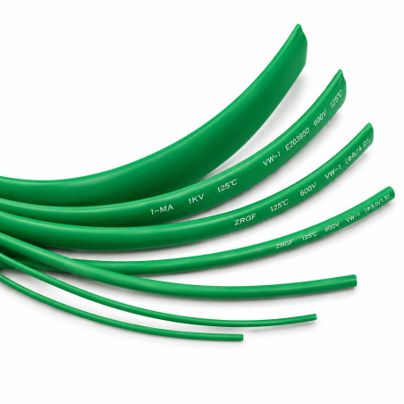 Tubo Termocontraíble DRS 40 (40-20 mm) Verde Ekoline