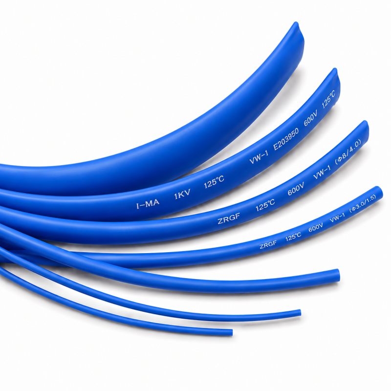 Tubo Termocontraíble DRS 6 (6.0-3.0 mm) Azul Ekoline