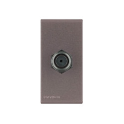Toma Coaxial Aluminio TV...