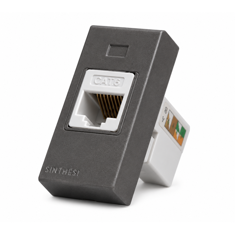 Toma Datos RJ45 Cat 6 Sinthesi 44 Piedra