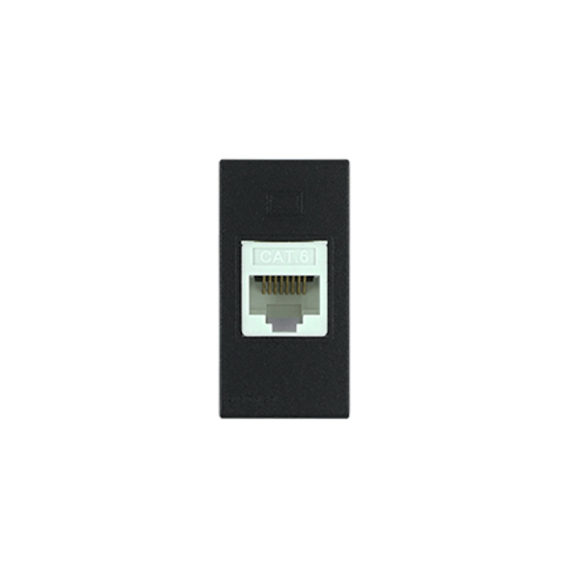 Toma Datos RJ45 Cat 6 Sinthesi 44 Carbón
