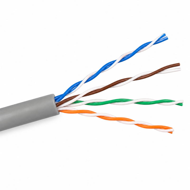 Cable UTP 4 Pares Categoria 6 Unifilar L/H (305 m) Ekoline (Rollo 305 mts)