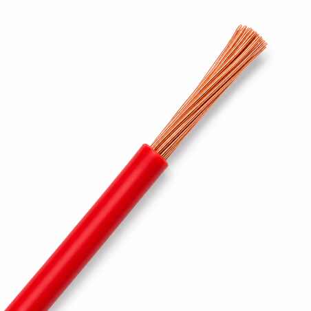 Cable Automotriz 16 AWG Rojo Ekoline (Rollo 100 mts)