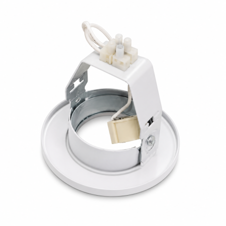 Foco Empotrado Redondo Basculante Blanco P/GU-10 Ekoline