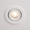 Foco Empotrado Redondo Basculante Blanco P/GU-10 Ekoline